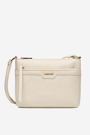 Дамска чанта Lasocki CEO-LSK-M-004-07 СЛОНОВА КОСТ