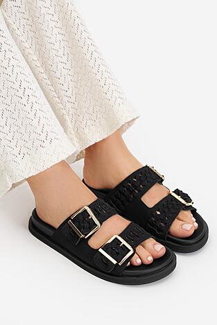 Klapki Jenny CEO-WS6562-02 Czarny