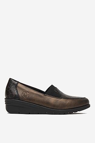 Półbuty Rieker CEO-L5351-90 Stare złoto