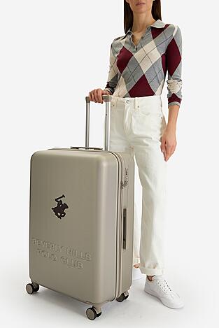 Walizka Beverly Hills Polo Club CEO-BHPC-L-003-08-BEIGE Beżowy
