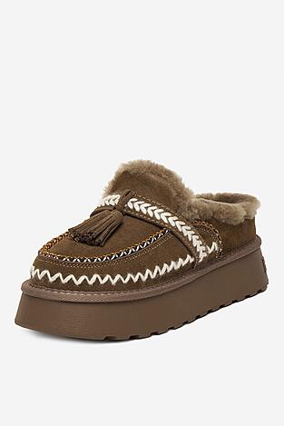 Papuci de casă Badura EO-CRYSTAL-TS6291 MARO DESCHIS