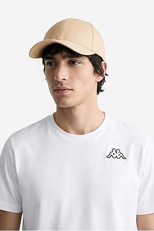Шапка Kappa KAP-U3-001-SS25 БЕЖОВ