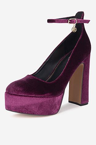 Czółenka NINE WEST WFA3040-1 Fioletowy