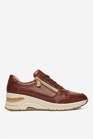 Sneakers Rieker N9301-25 Brązowy