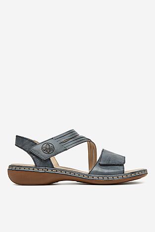 Sandały Rieker 65964-12 Jeansowy
