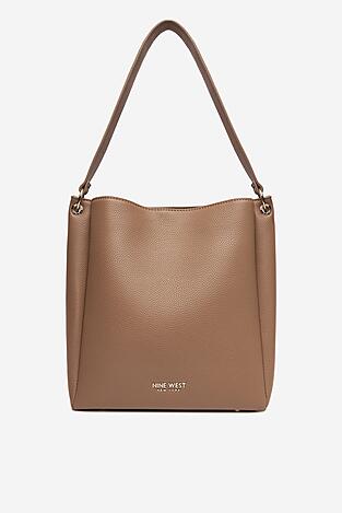 Дамска чанта NINE WEST CEO-ARIA-S24414 ТЪМНОБЕЖОВ
