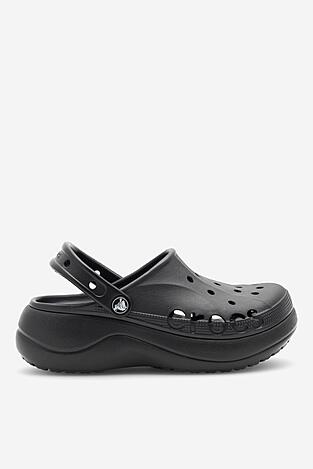 Klapki basenowe Crocs C-BAYA PLATFORM CLOG 208186-001 Czarny