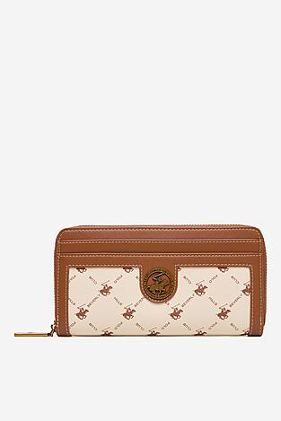 Portofel femei Beverly Hills Polo Club CEO-BHPC-W1-001-AW25 CREM