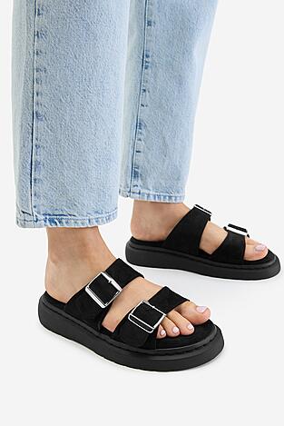 Klapki DeeZee CEO-HY7010-1 Czarny