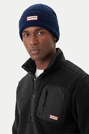 Czapka unisex HUNTER HTR-U3-002-AW24 Granatowy