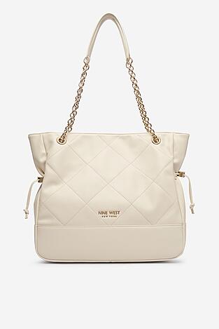 Kézitáska NINE WEST EO-BELLIS-LX10277 CSONTSZÍNŰ