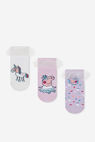 Чорапи PEPPA PIG ACCCS-SS25-205PP(3-PACK) СВЕТЛОРОЗОВ