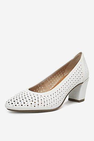 Czółenka Rieker CEO-41057-80 Biały