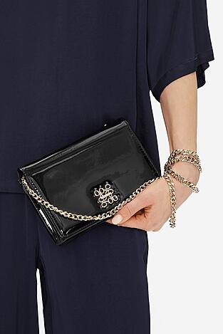 Дамска чанта NINE WEST RZ-01 NW ЧЕРЕН МРАМОР