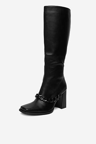 Csizma DeeZee 7366 3-BLACK PU FEKETE