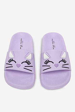 Klapki basenowe Nelli Blu P3040014K Fioletowy