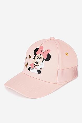 Dětská čepice Mickey&Friends ACCCS-AW24-115DSTC SVĚTLE RŮŽOVÁ