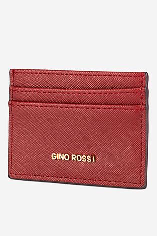 Dámská peněženka Gino Rossi QYL0023 TMAVĚ ČERVENÁ