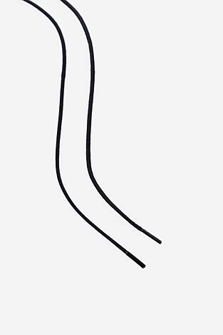 Cipőfűző Coccine SZNUROWADŁA 75 CM F2 WOSKOWANE V.AZ FEKETE