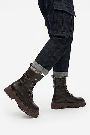 Trzewiki G-STAR RAW EO-GEDIZ-8090-25 Brązowy ciemny