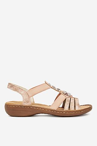 Сандали Rieker CEO-60855-31 СВЕТЛОРОЗОВ