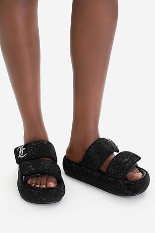 Klapki Juicy Couture CEO-WSS21515-02 Czarny