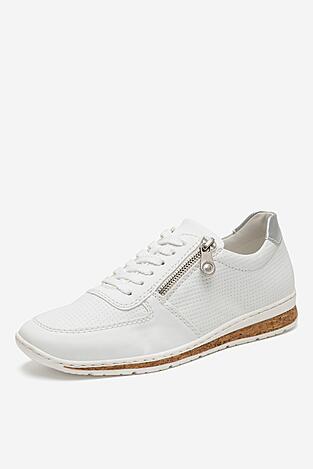 Sneakers Rieker N5127-80 Biały