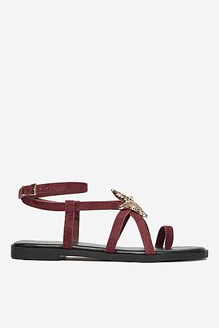 Sandały DeeZee CEO-YLD-F9678 Bordowy