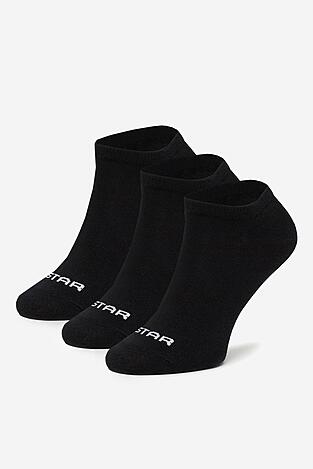 Zokni G-STAR RAW AS_G-STAR_S_136_SS25 (3-PACK) FEKETE