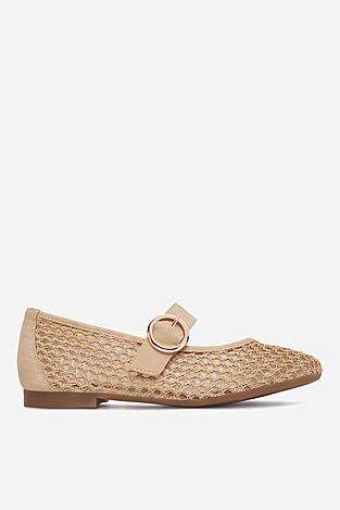 Baleriny Remonte CEO-D0K17-20 Beżowy