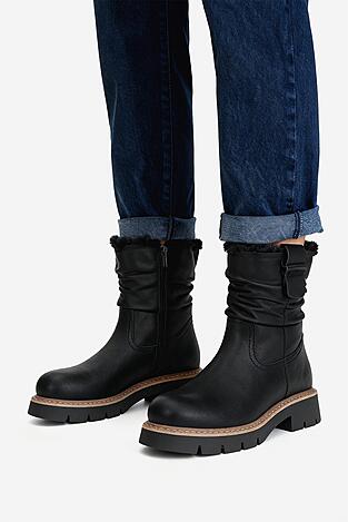 Bokacsizma Clara Barson CEO-WS6329-02 FEKETE