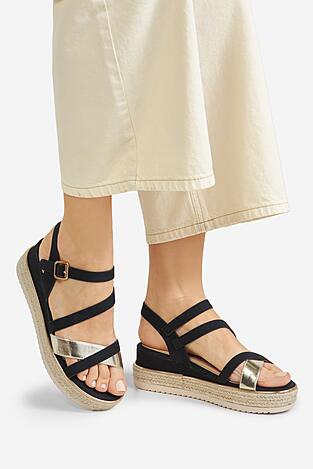 Espadryle Jenny LB-P1092-YLD Czarny