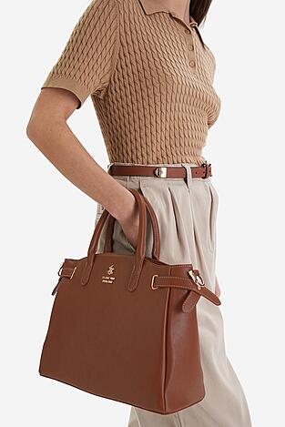 Torebka Beverly Hills Polo Club EO-BHPC-C-009-09 Brązowy