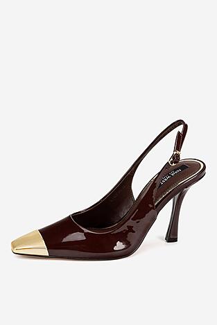 Lodičky NINE WEST WFA3376-1 HNEDÁ