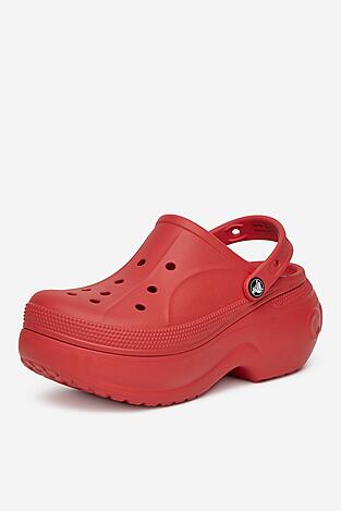 Klapki basenowe Crocs BELLA CLOG 210062-8C1 Czerwony