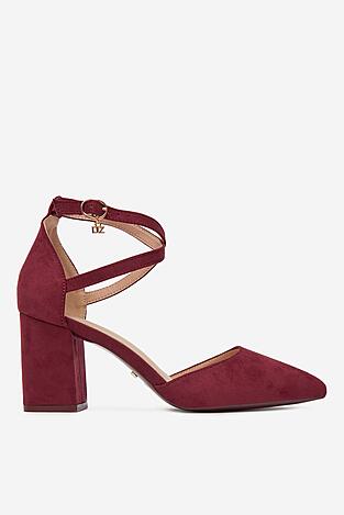 Czółenka DeeZee DZ0068 Bordowy