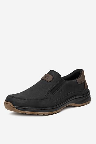 Półbuty Rieker 03365-00 Czarny