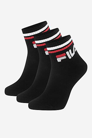 Ponožky Fila F9398-AW24 (3-PACK) ČERNÁ
