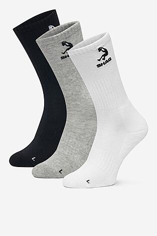 Ponožky SHAQ AS_SHQ_H_001W_SS25 (3-PACK) MIX