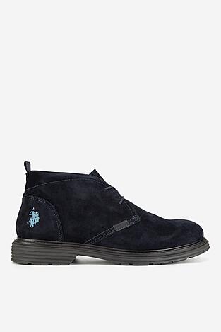 Šněrovací vyšší obuv U.S. POLO ASSN. LORENZ002M/DS1 TMAVĚ MODRÁ