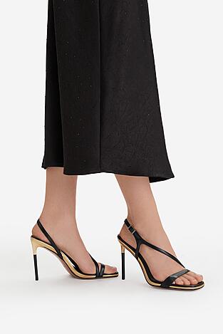 Sandały EVA MINGE ROSEMARY-LT1520-2 Czarny