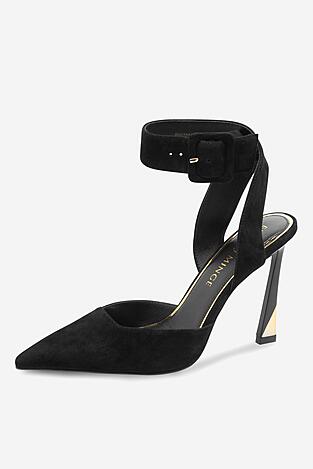 Pantofi cu toc EVA MINGE SUZANNE-1112A-8 NEGRU