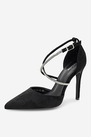 Czółenka DeeZee LARISSA KL-HH4785-62 Czarny