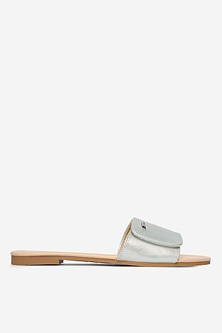 Klapki Jenny CEO-WFA2740-1 Srebrny