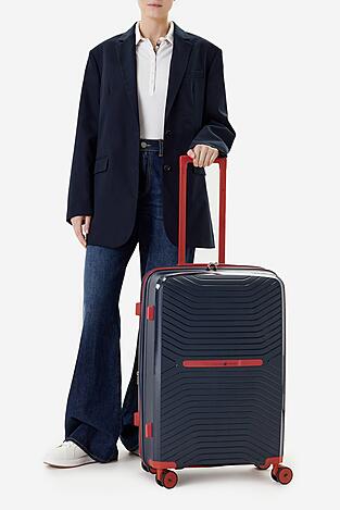 Bőrönd Beverly Hills Polo Club BHPC-WAL-005-M SÖTÉTKÉK