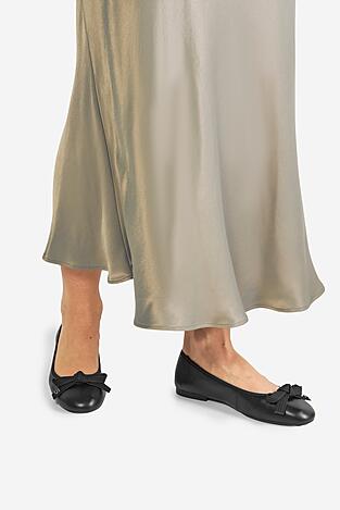 Baleriny Gino Rossi COZY-HS001-1-2 Czarny