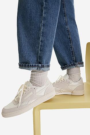 Obuwie sportowe Reebok EO-CLUB C REVENGE VINTAGE II 100244745 Kremowy