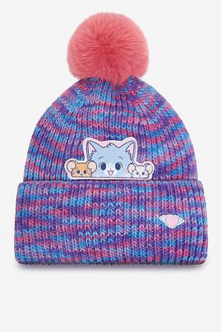Dětská čepice TOM&JERRY GOKKO  CEO-ACCCS-AW25-324WBGTJ RŮŽOVÁ