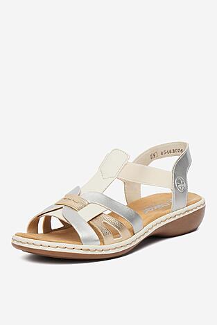 Sandały Rieker CEO-65918-91 Srebrny