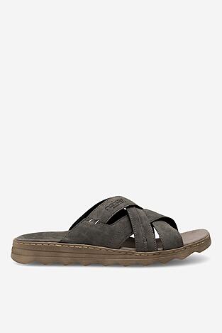 Klapki Rieker 21690-45 Szary